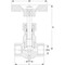 Naaldafsluiter Type: 718 Messing Recht Handwiel Binnendraad (BSPP)